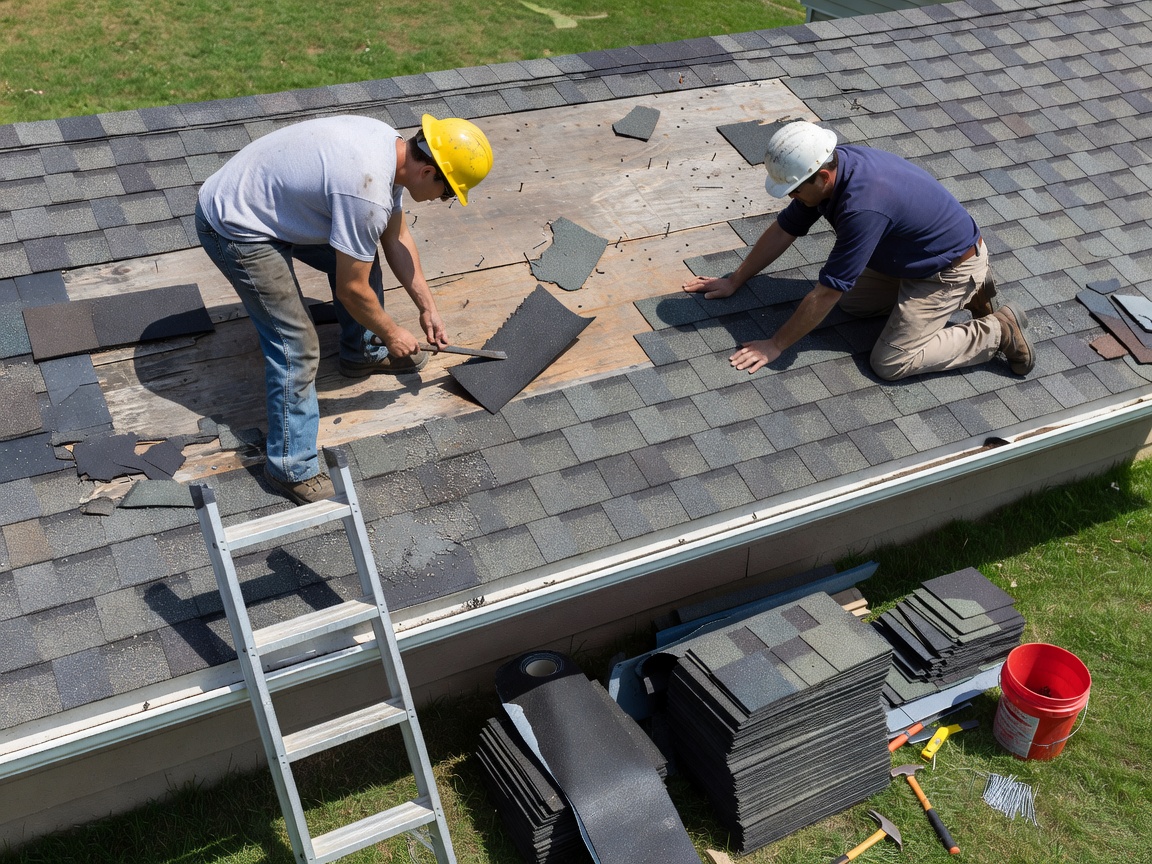 Asphalt shingle repair and replacement